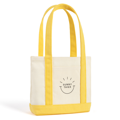 Sunnytails Mini Canvas Tote Bag