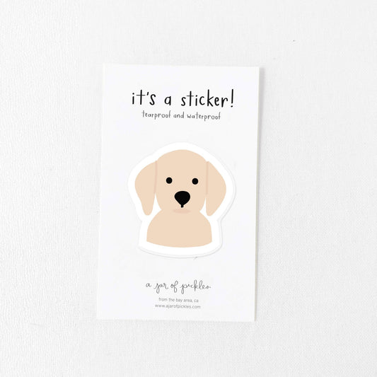 Labrador Dog Vinyl Sticker