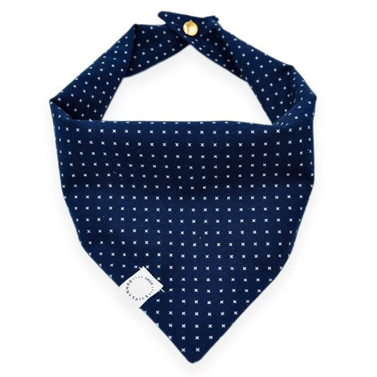Classic Navy Dog Bandana