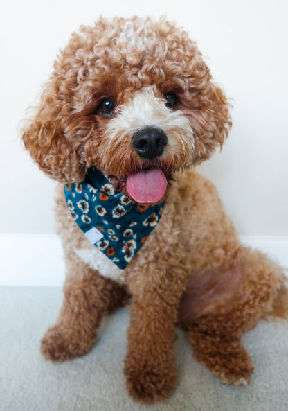 Corduroy Floral Dog Bandana