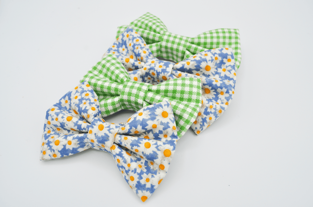 Daisies Field Dog Bow Tie