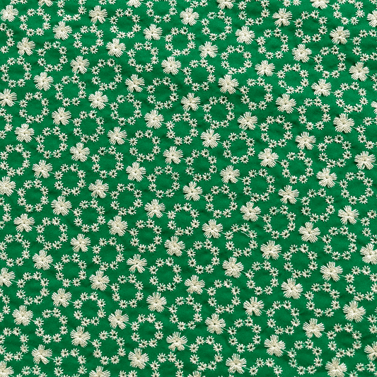 Green Eyelet Dog Bandana