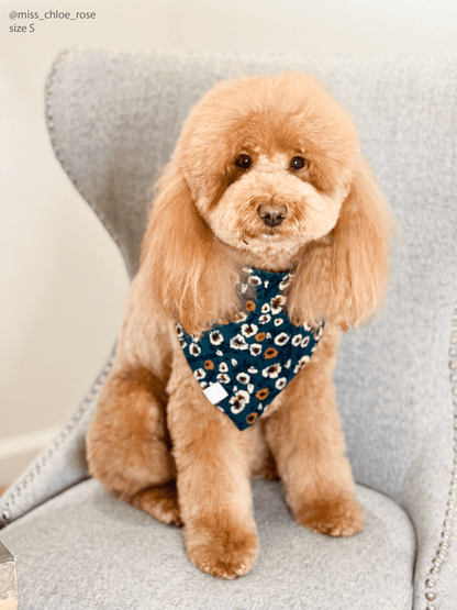 Corduroy Floral Dog Bandana