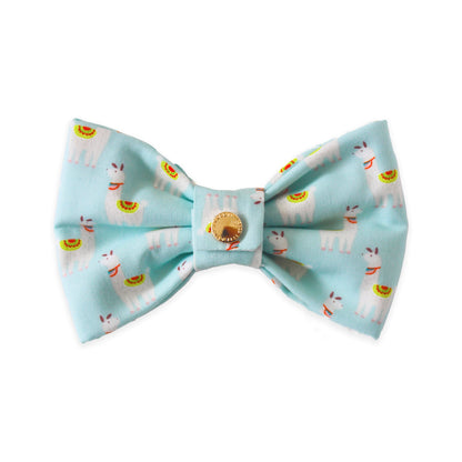 Llama Drama Dog Bow Tie