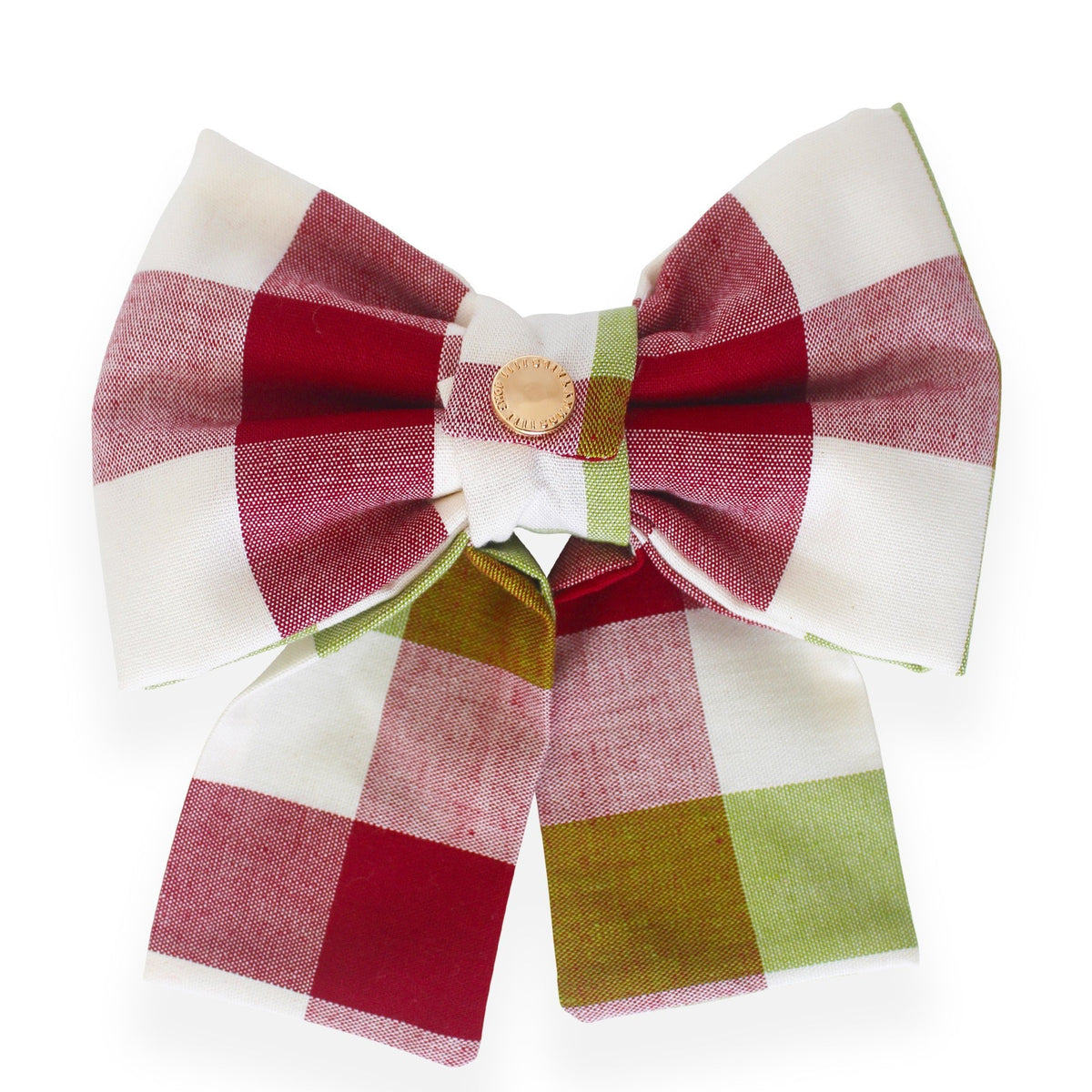 Picnic Plaid Dog Sailor Bow