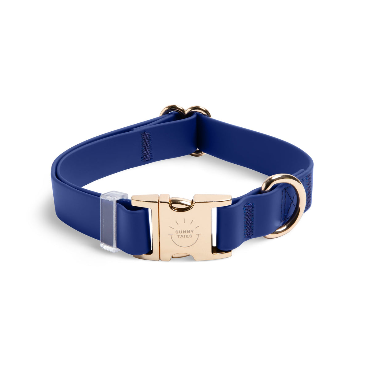 Signature Navy Waterproof Dog Collar