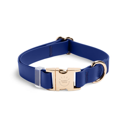 Signature Navy Waterproof Dog Collar