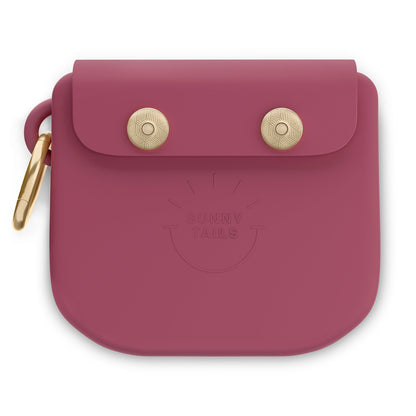 Mulberry Snap Dog Treat Pouch