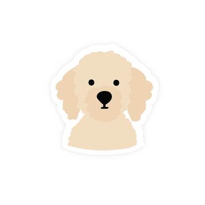 Doodle Dog Vinyl Sticker