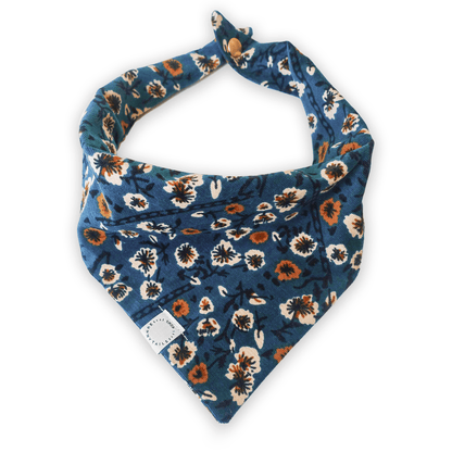 Corduroy Floral Dog Bandana
