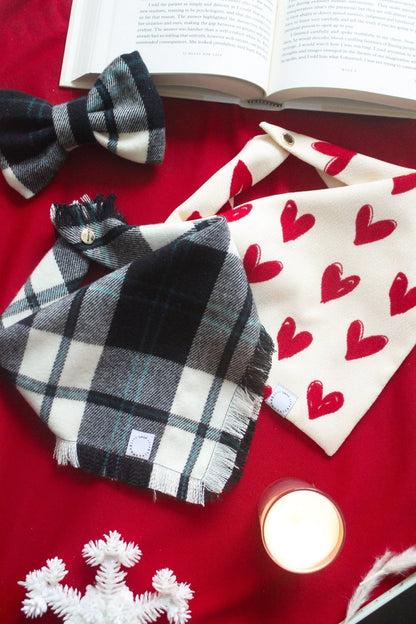 Be My Valentine Corduroy Dog Bandana