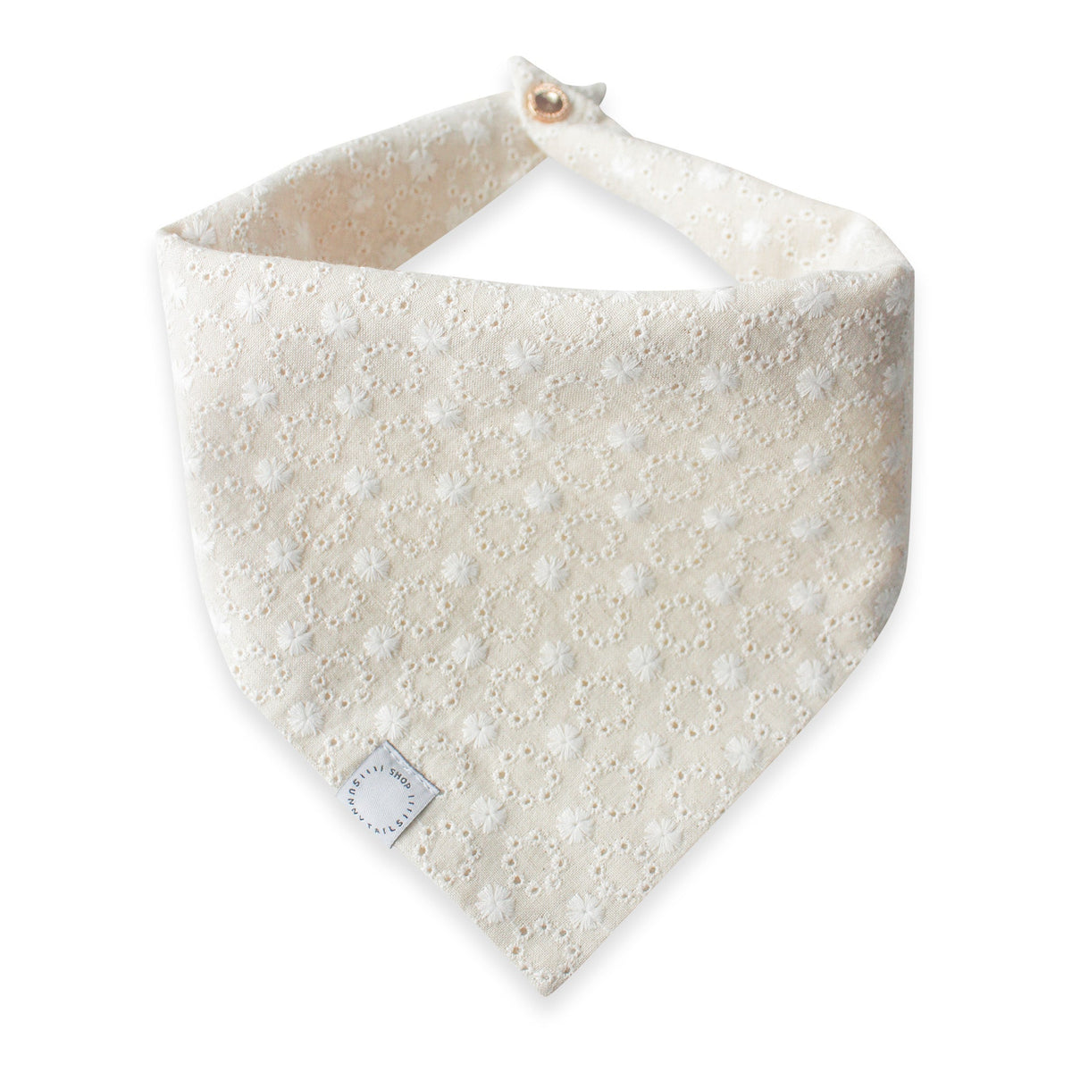 Eyelet Daisies Dog Bandana
