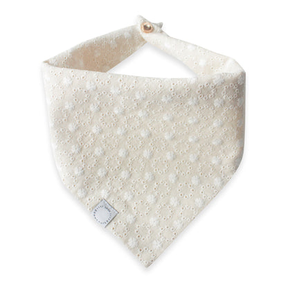 Eyelet Daisies Dog Bandana