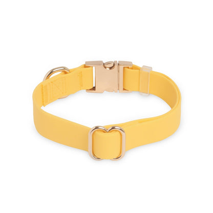 Dandelion Yellow Waterproof Dog Collar