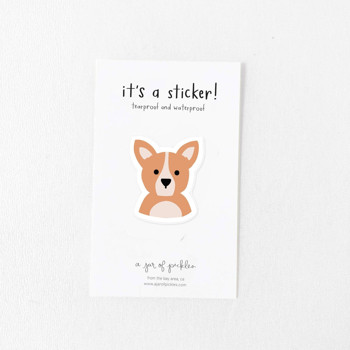 Corgi Dog Vinyl Sticker