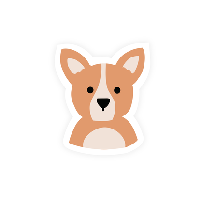 Corgi Dog Vinyl Sticker