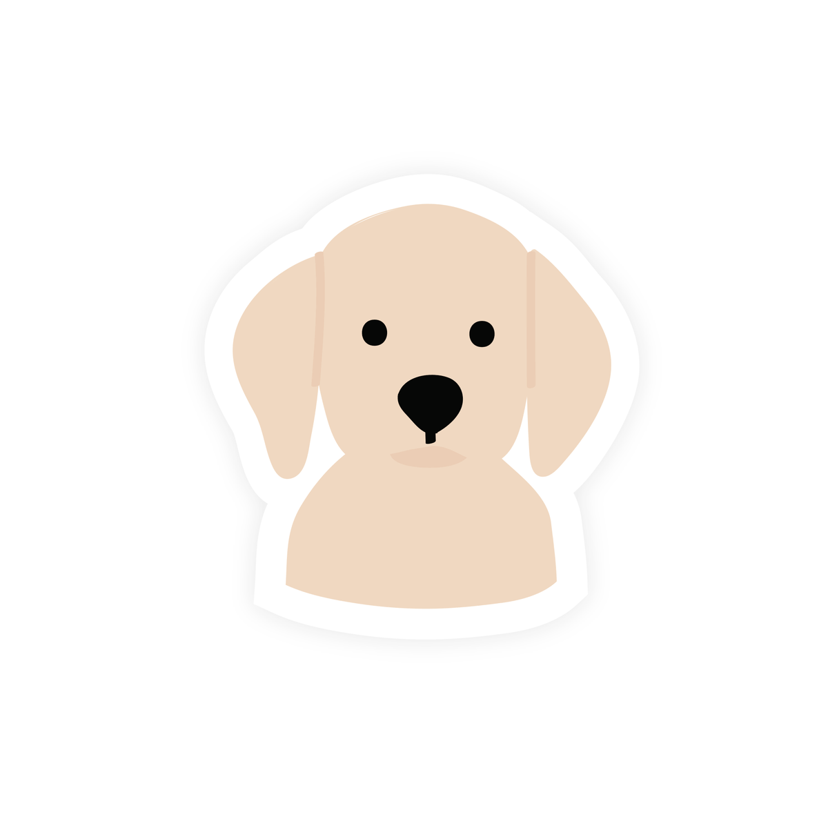 Labrador Dog Vinyl Sticker