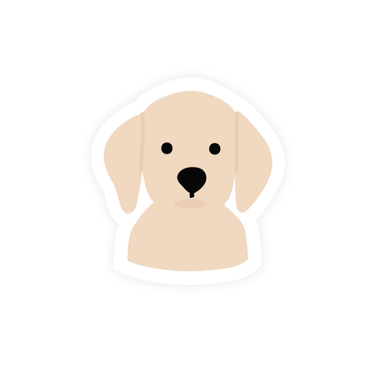 Labrador Dog Vinyl Sticker