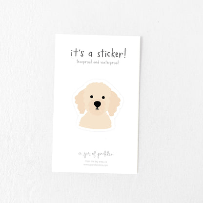 Doodle Dog Vinyl Sticker