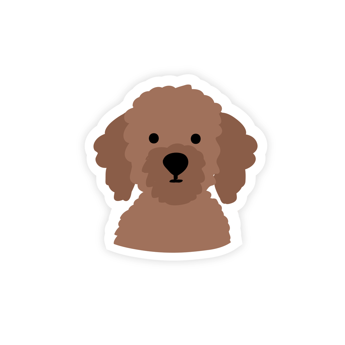 Doodle Dog Vinyl Sticker